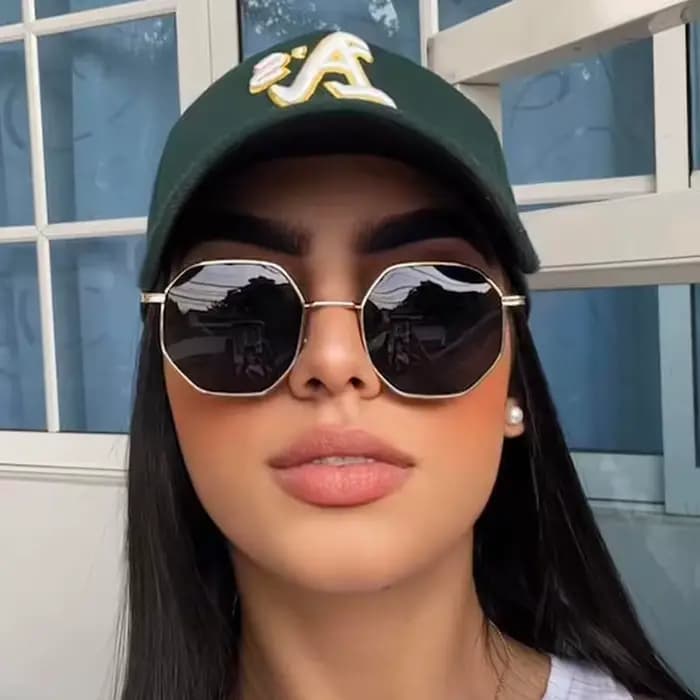 Lunettes de soleil octogonales pour femmes