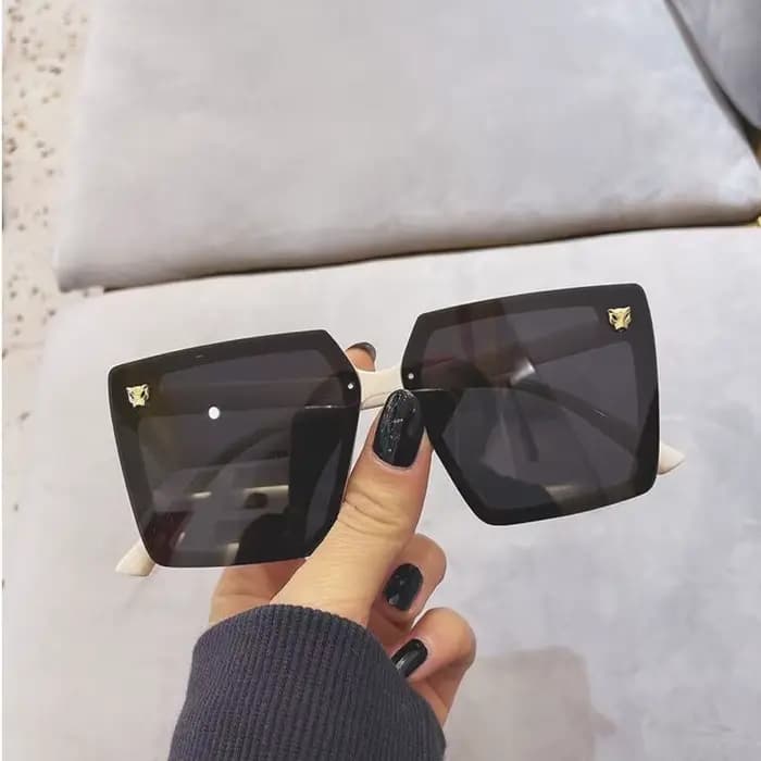 Lunettes de soleil carrées surdimensionnées pour femmes