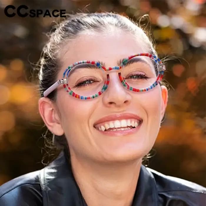 Lunettes de lecture à monture ovale pour femmes
