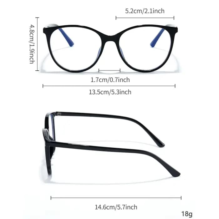 Lunettes unies à la mode pour femmes