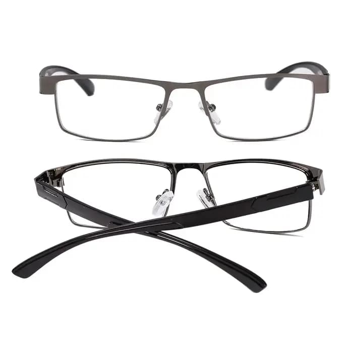 Lunettes de lecture d'affaires en alliage de titane pour hommes