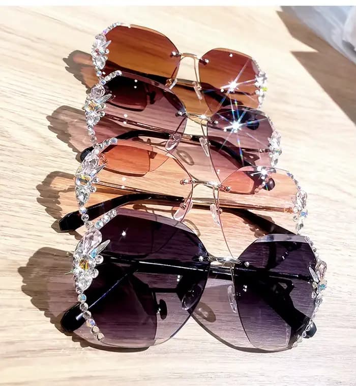 Lunettes de soleil en biscuits pour femmes