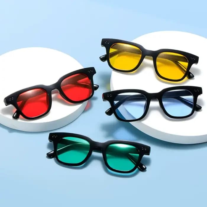 Lunettes de soleil vintage Ocean Lens pour hommes et femmes