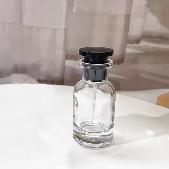 Lot de 5 flacons de parfum vaporisateurs de 30 ml en verre haut de gamme, portables pour le voyage, contenants vides