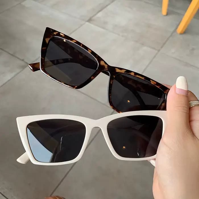 Lunettes de soleil en forme d'oeil de chat pour hommes et femmes