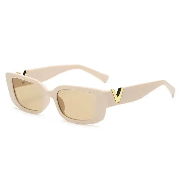 Lunettes de soleil rectangulaires rétro