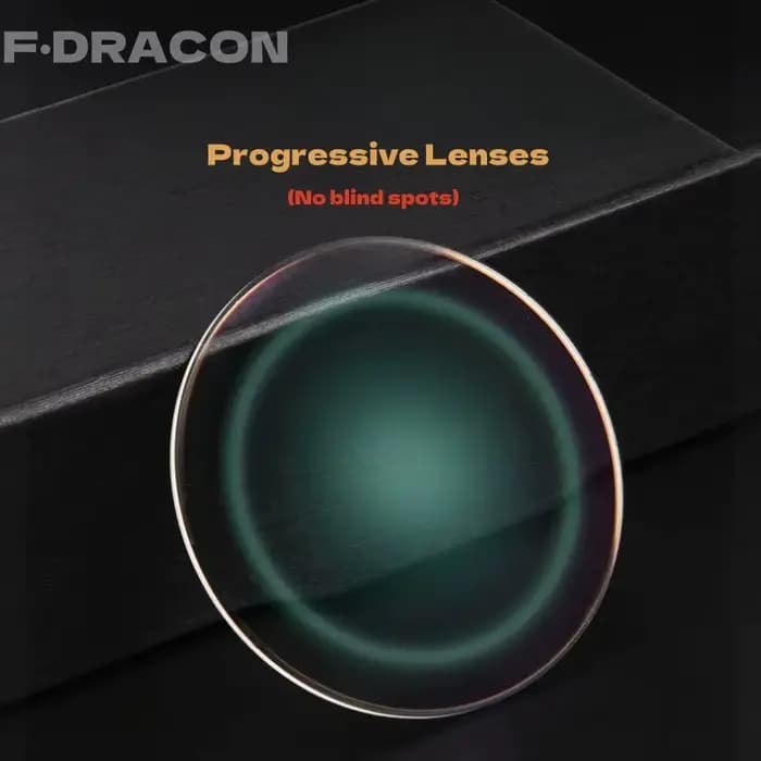 Lentilles progressives F·DRACON à vision large