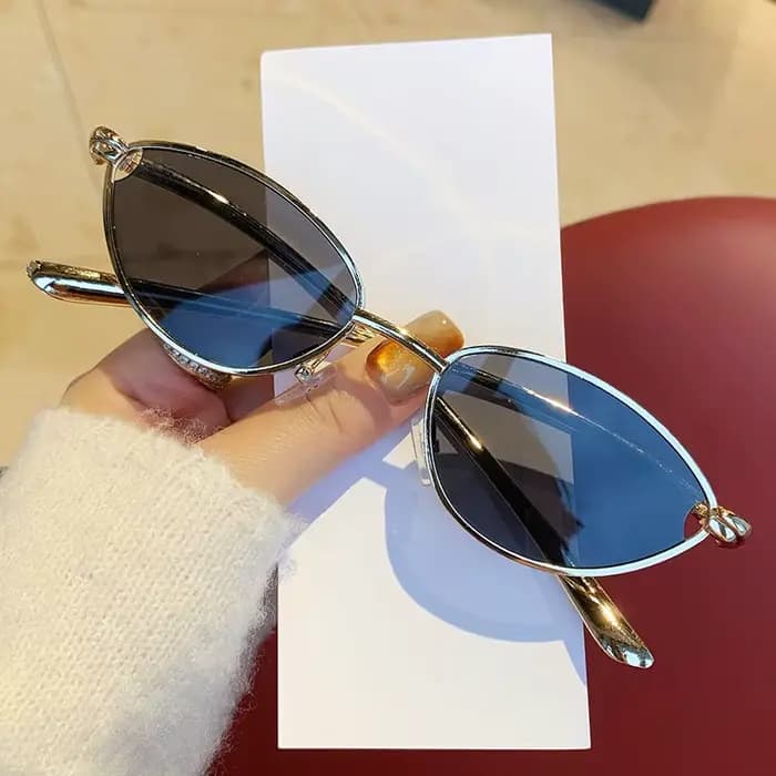 Lunettes de soleil œil de chat de luxe pour femmes