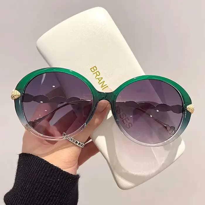 Lunettes de soleil rondes de style Ins