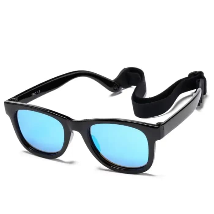 Lunettes de soleil polarisées flexibles et pliables pour nouveau-né de 0 à 24 mois