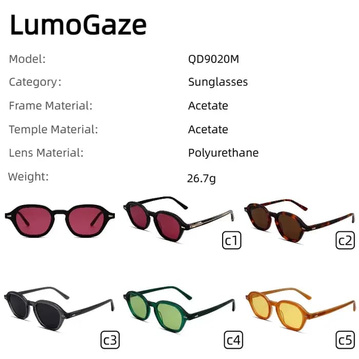 Lunettes de soleil vintage de luxe avec rivets