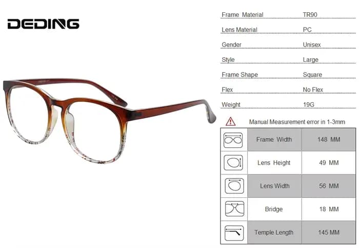 Lunettes rétro rondes et larges