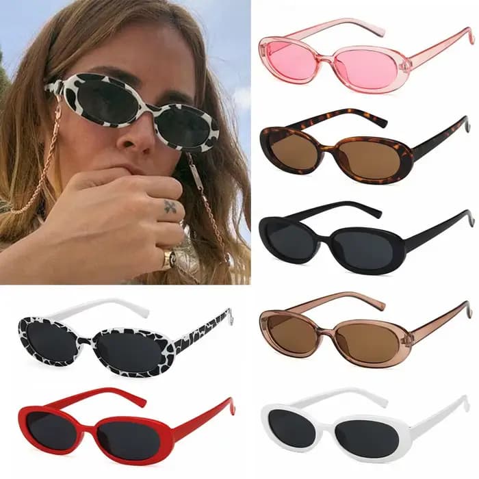 Lunettes de soleil en plastique pour femmes