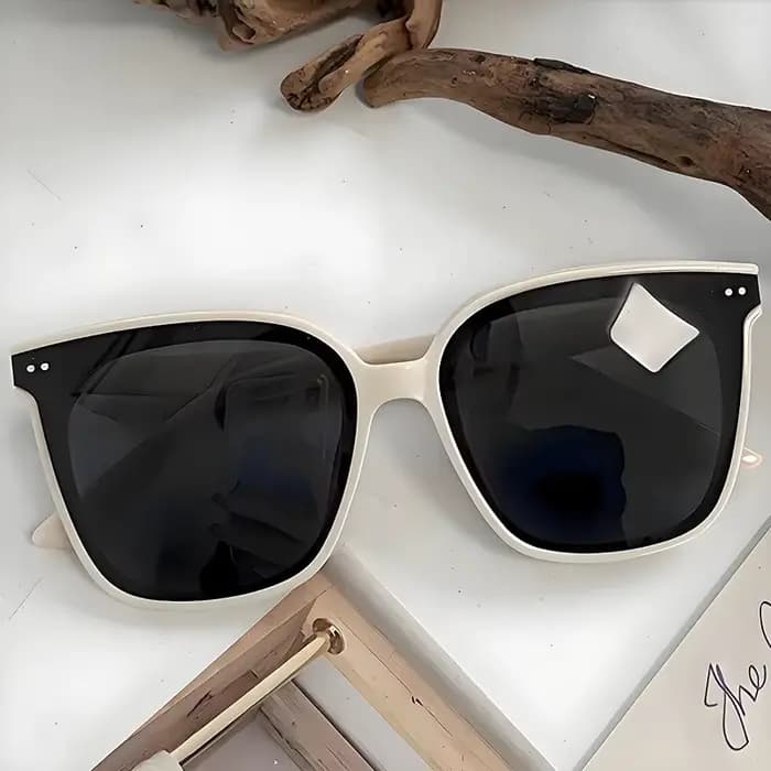 Lunettes surdimensionnées rétro Style Hong Kong pour femmes
