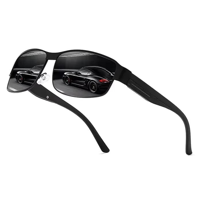 Lunettes de soleil de créateur vintage carrées de haute qualité pour hommes et femmes