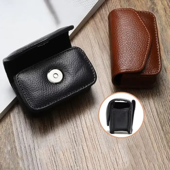 Étui à lunettes en cuir PU portable