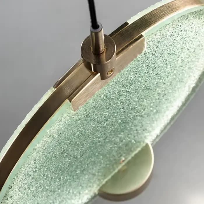 Masiero Horo suspension minimaliste en laiton luminaire verre rond suspension Loft Bar escalier Art déco café décoration lampe