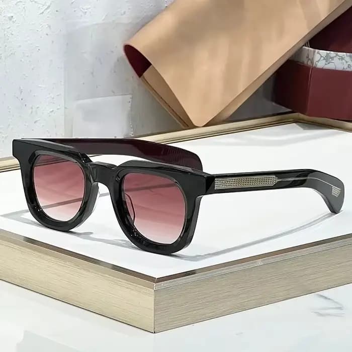 JMM VENDOME-EPOXY Lunettes de soleil en acétate Marque de créateur Circulaire de haute qualité Uv400 fait à la main au