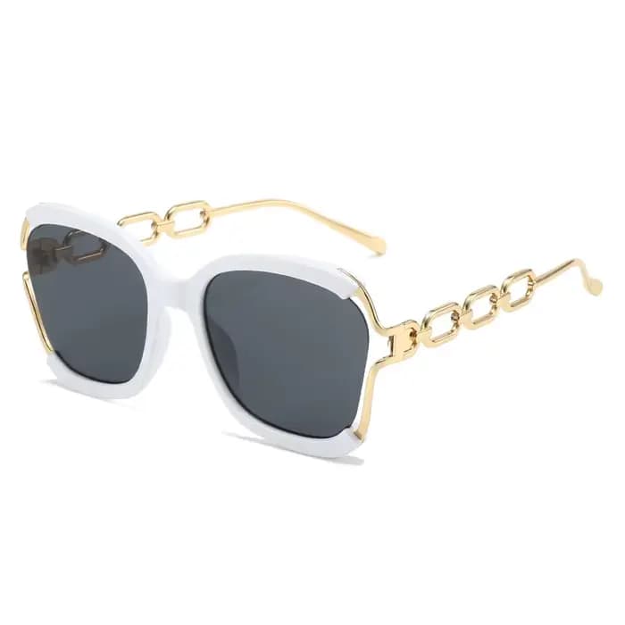 Lunettes de soleil carrées de luxe pour femmes