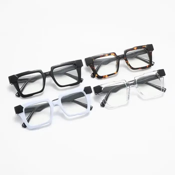Lunettes de myopie photochromiques à cadre carré
