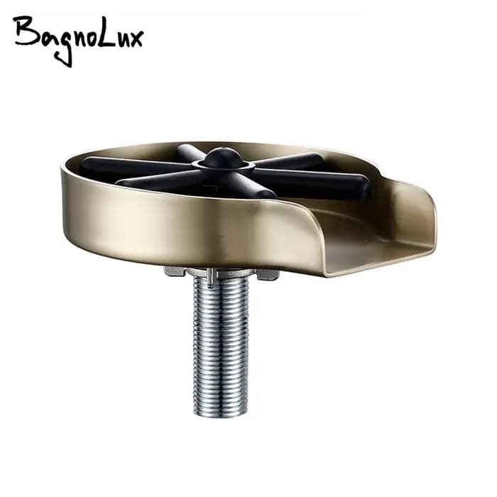 Lave-gobelet de lavage en verre, robinet d'évier en acier inoxydable, nettoyeur à haute pression en métal, tasses de lavage automatique, Bar à la maison café thé