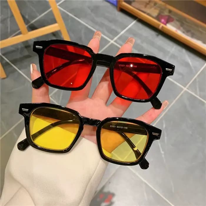 Lunettes de soleil carrées Vintage pour femmes