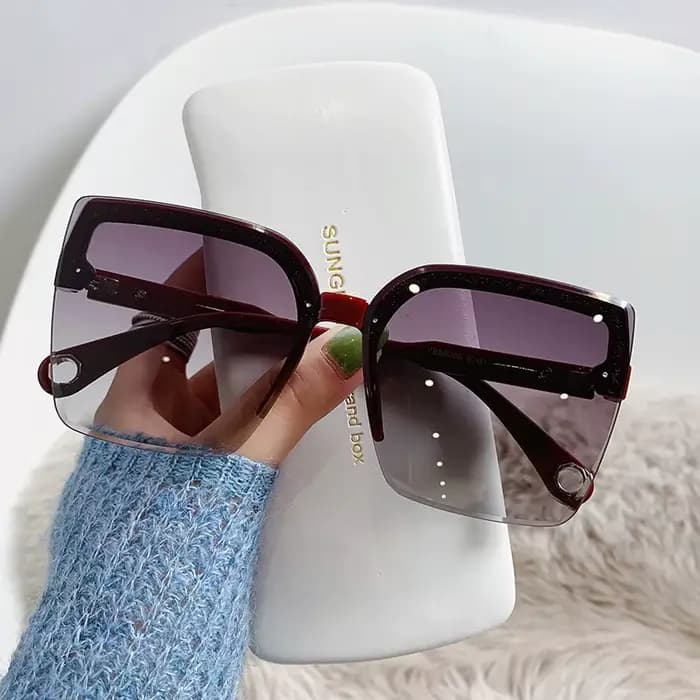 Lunettes de soleil surdimensionnées pour hommes et femmes