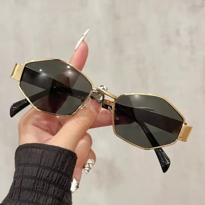 1 paire de lunettes rétro pour femmes, monture complète, style français unique