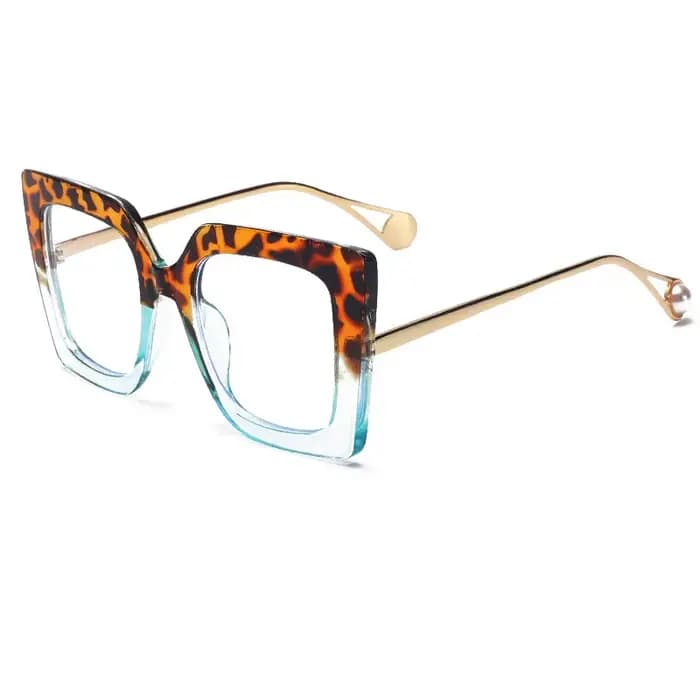 2025 nouvelle mode lunettes cadre carré Anti-lumière bleue femmes grand