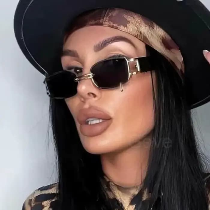 Lunettes de Soleil Punk à la Mode pour Femme
