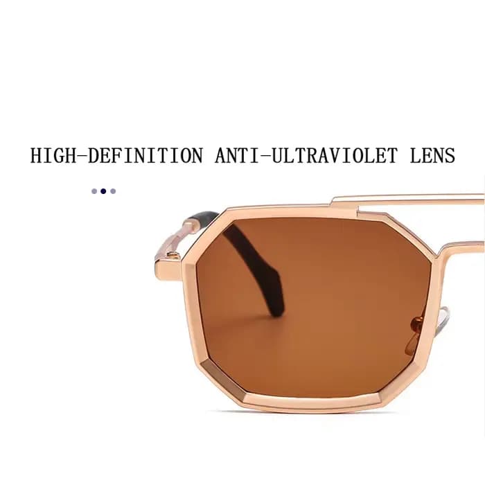 Lunettes de Soleil Carrées Bleues pour Homme et Femme