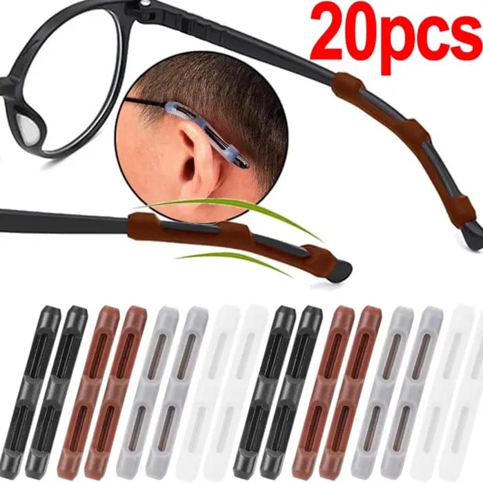 Manchon antidérapant en Silicone pour lunettes