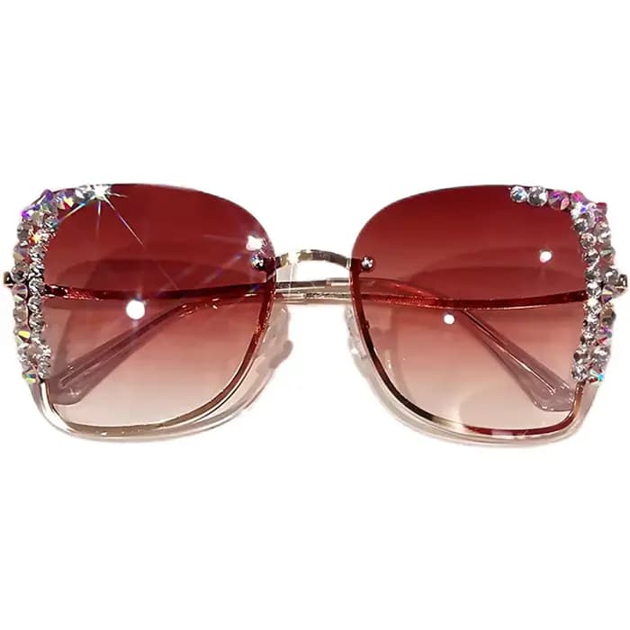 Nouvelles lunettes de mode en diamant pour dames