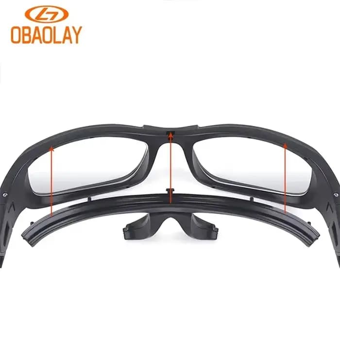 OBAOLAY TR90 cadre lunettes de basket-ball Anti-Impact