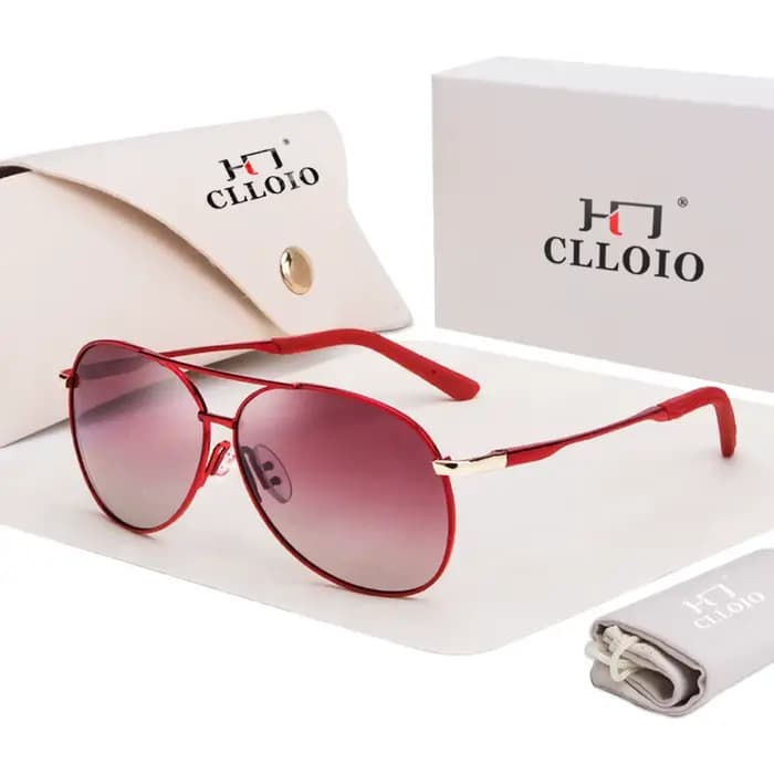 Lunettes de soleil polarisées anti-absorbe ouissement pour femmes