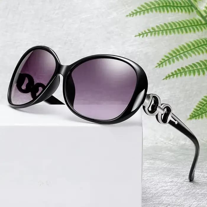 Lunettes de soleil ovales surdimensionnées pour femmes