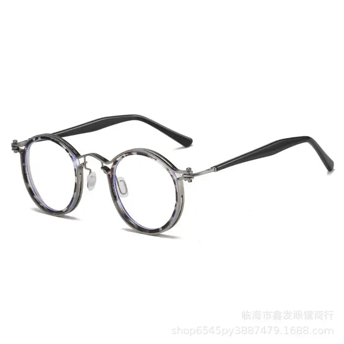 Lunettes rétro rondes anti-lumière bleue