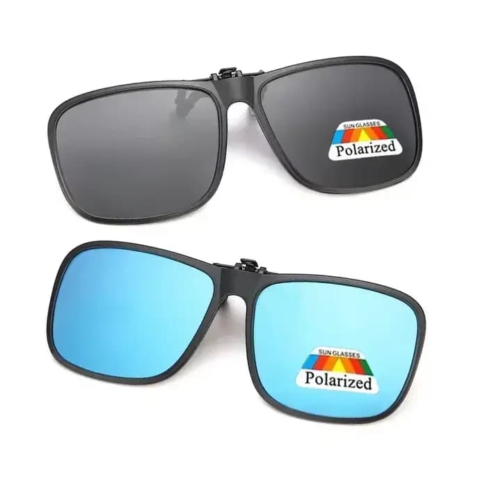 Lunettes de soleil polarisées à Clip rabattable pour la conduite