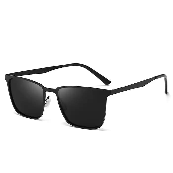Lunettes de soleil polarisées pour hommes et femmes marque Design carré cadre