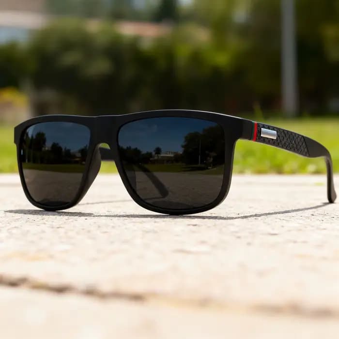 Lunettes de soleil colorées surdimensionnées