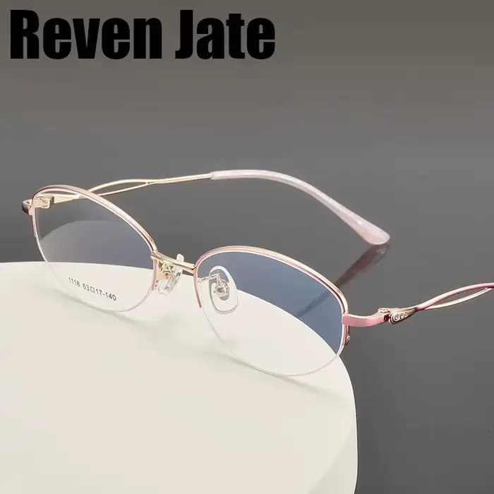 Reven Jate 1118 lunettes pour femme demi-monture optique Prescription monture