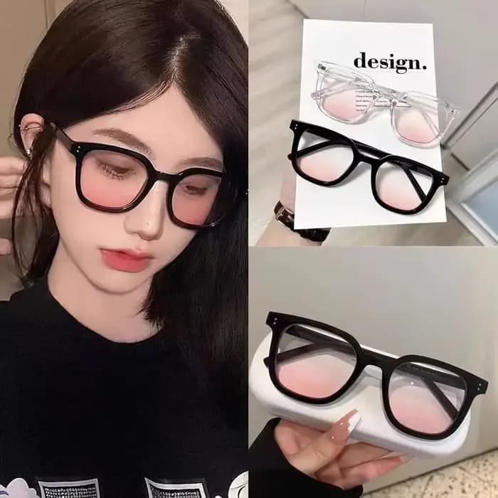 Lunettes de soleil carrées tendance vintage roses pour femmes