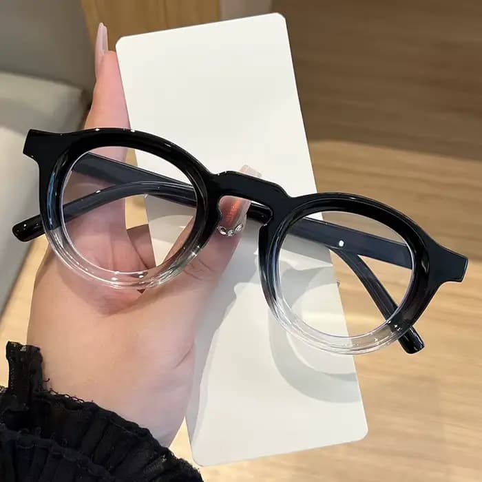 Lunettes rétro européennes et américaines à petite monture ronde