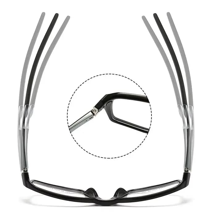 Lunettes de sport pour hommes à monture large