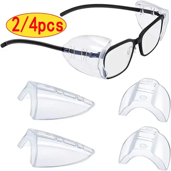 2/4 pièces – Nouveaux protège-yeux flexibles transparents anti-buée pour lunettes