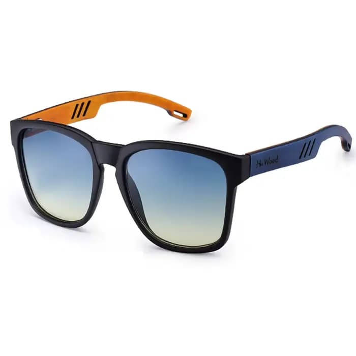 HU WOOD marque Design lunettes de soleil pour hommes à la main zèbre bois