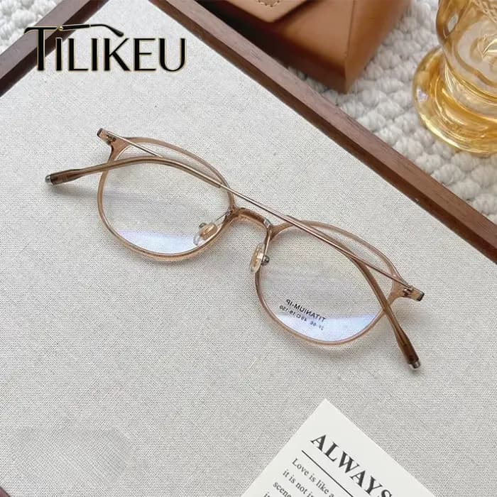 Nouvelle monture de lunettes ultra-légère en titane pour femmes