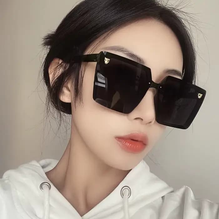 Lunettes de soleil carrées surdimensionnées pour femmes