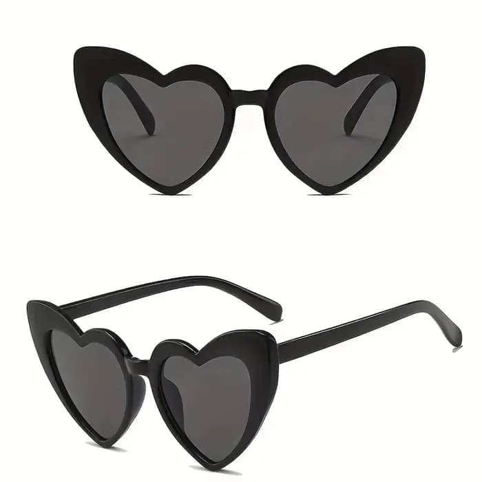 Lunettes chics en forme de cœur