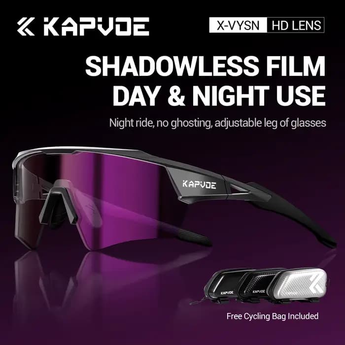 Kapvoe nouvelles lunettes de soleil de cyclisme photochromiques hommes femmes
